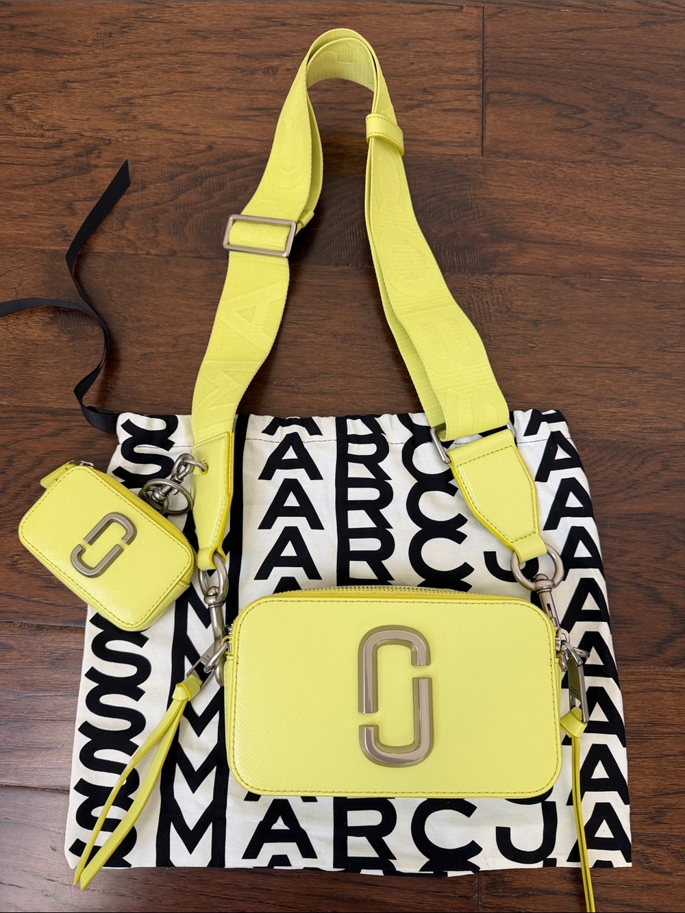 Marc Jacobs The Utility Snapshot crossbody in Limoncello SOLD OUT